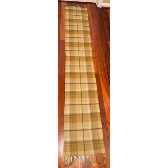 Cashmere Feel 100% Acrylic Light Plaid Shaw Scarf - Picture 2 of 4